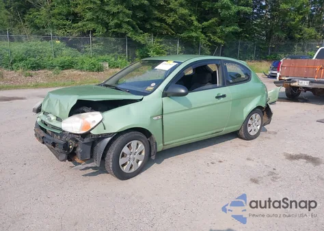 2008 Hyundai Accent Gs z USA, uszkodzony, nr VIN KMHCM36C98U103843